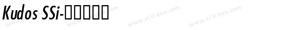 Kudos SSi字体转换
